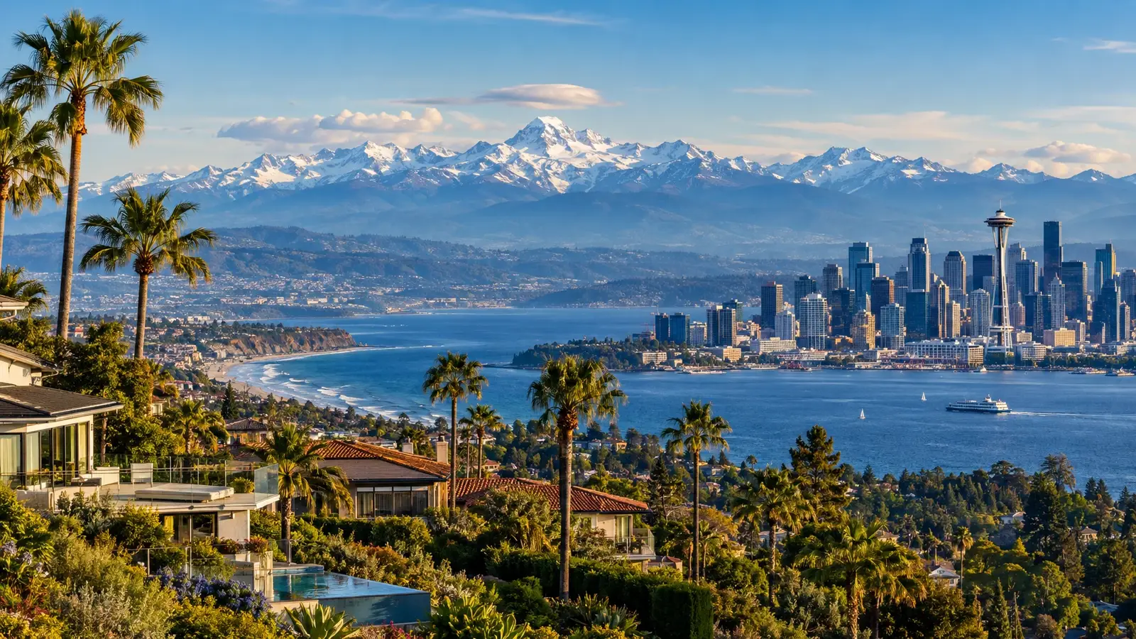 A neighborhood scene from the The West Coast and Mountains region