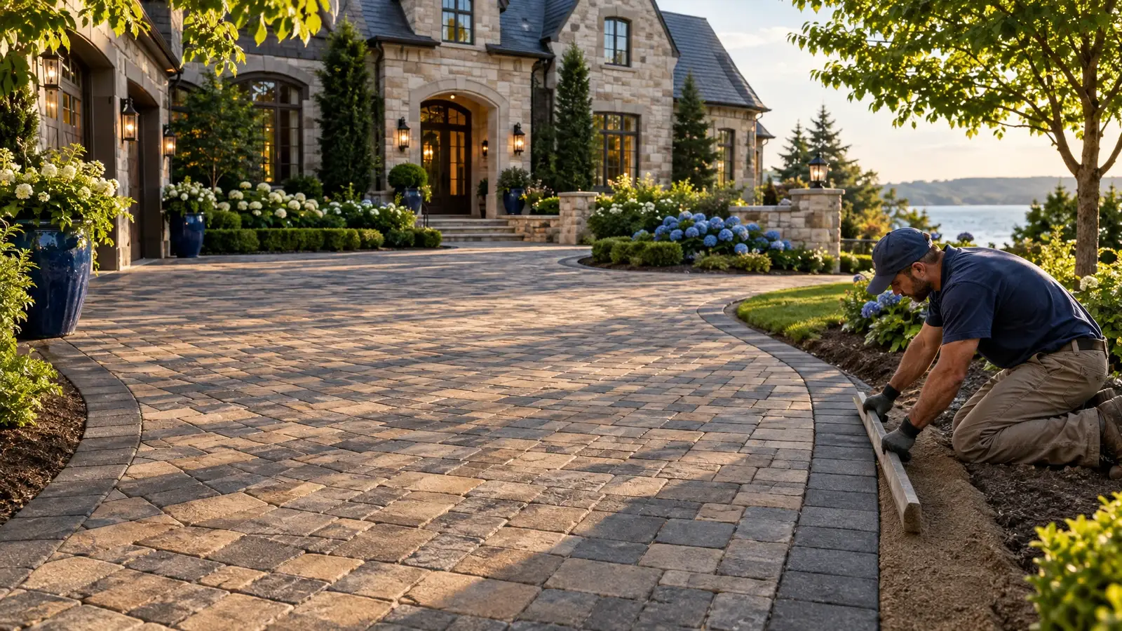 Paver Driveways and Walkways from VIP Home Service Group